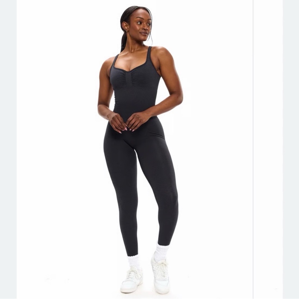 BuffBunny Black Shape Seamless Bodysuit